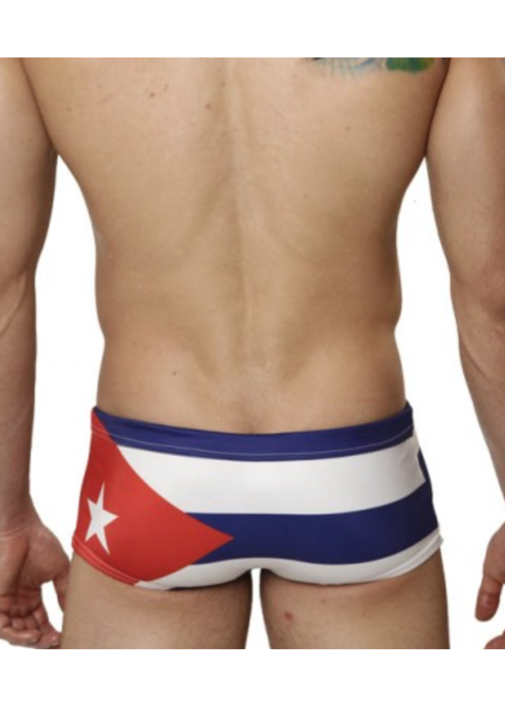 Mensuas Cuba Flag Swim Trunk