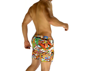 Nintendo swim trunks sale