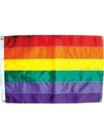 Nylon Rainbow Flag 2' x 3'