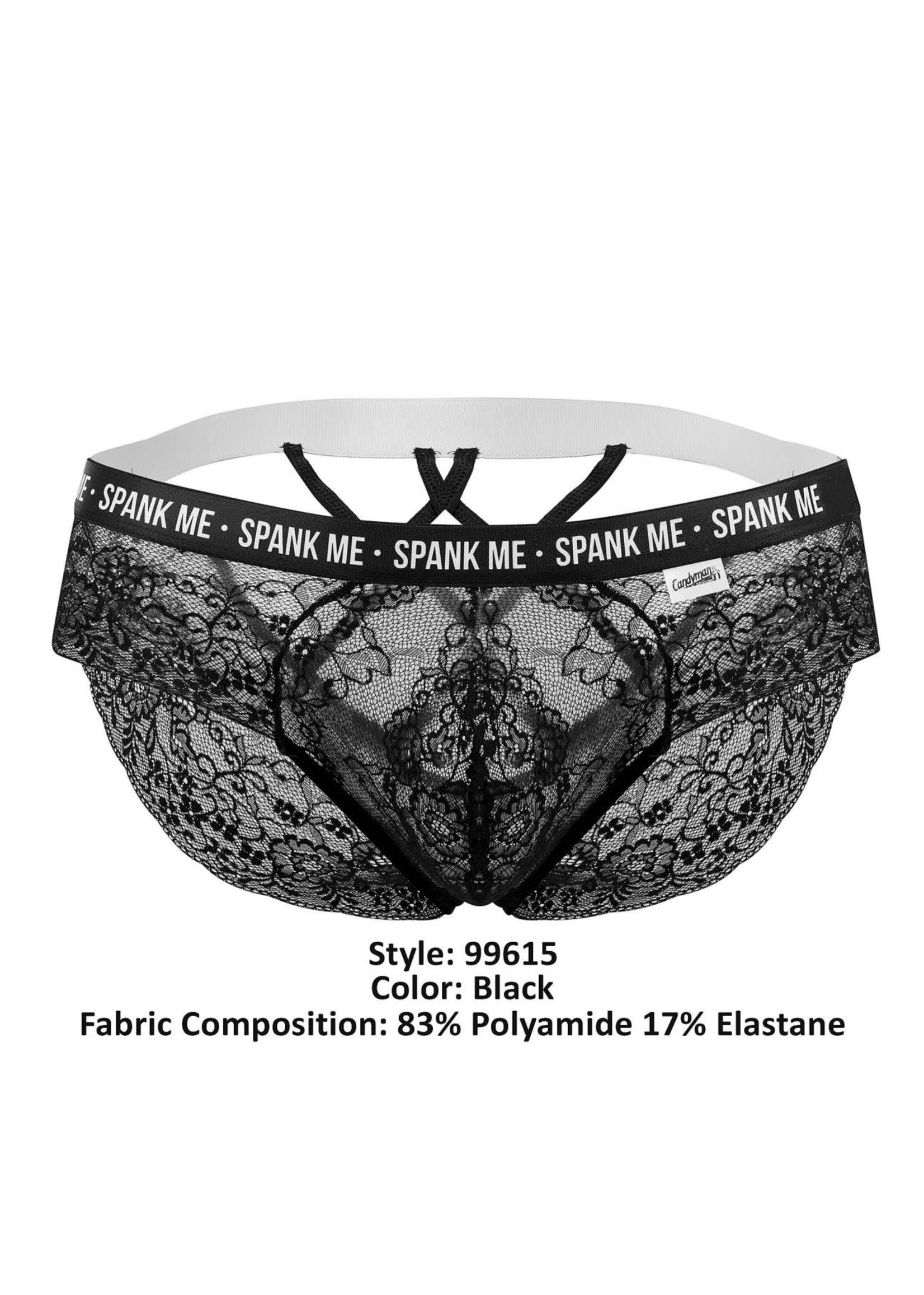 Candyman Spank Me Lace Briefs