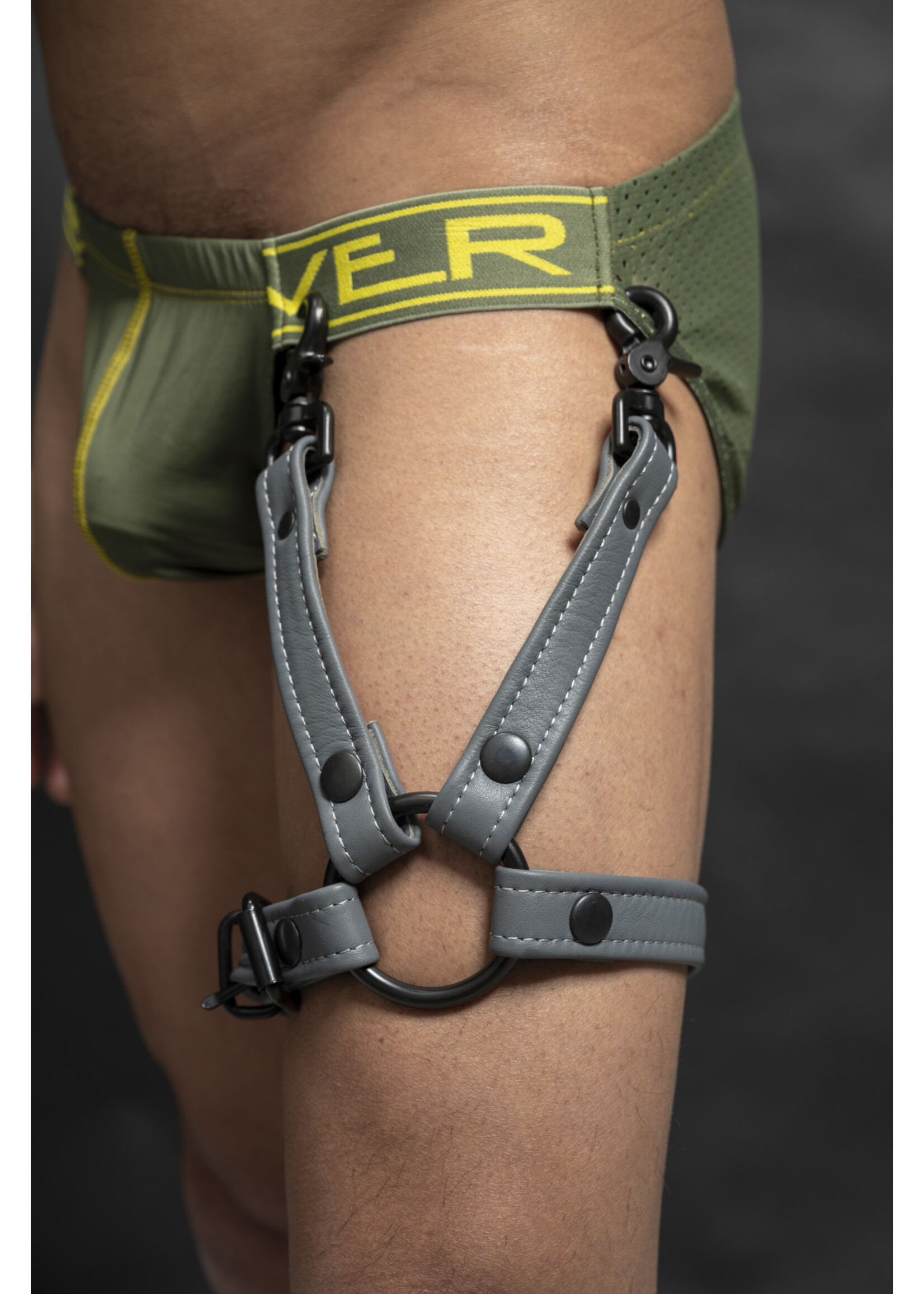 The Leather Union Leg Harness