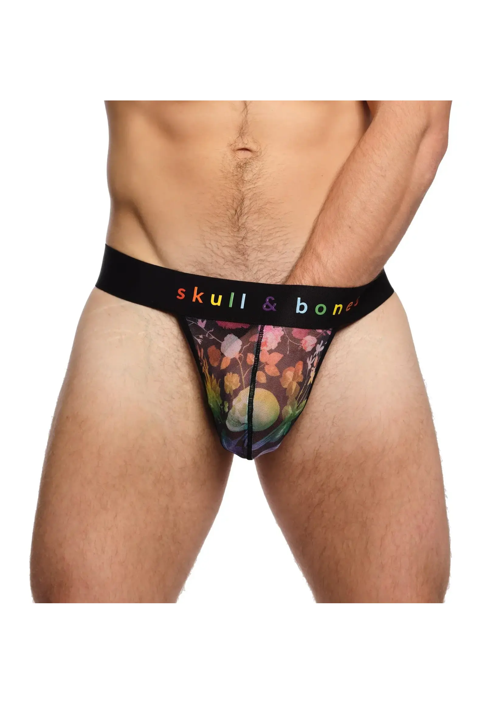 Skull & Bones Rainbow Dutch Floral Y Jock