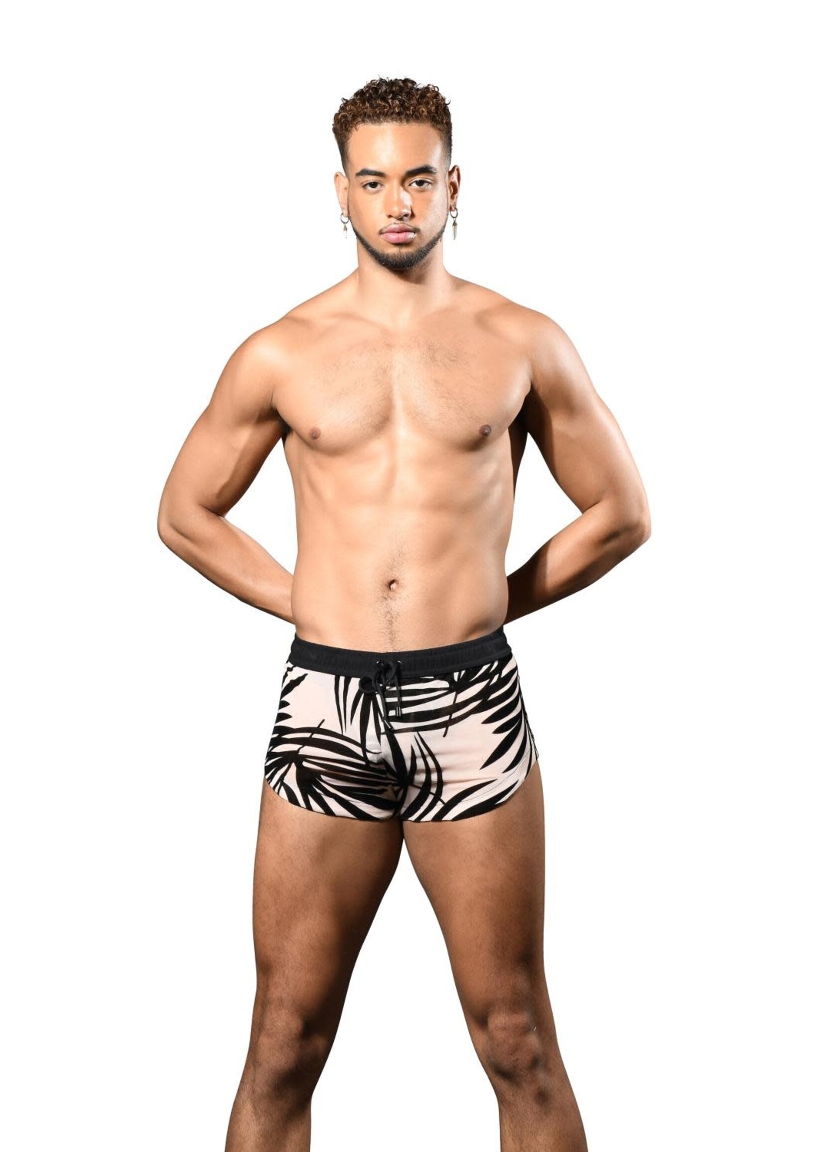 Andrew Christian Palmero Sheer Jogger Shorts