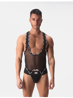 Barcode Berlin Mesh Singlet Jabari - Black