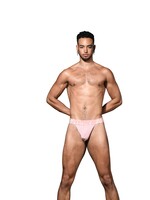 Andrew Christian Essential Rib Y-Back Thong w/ ALMOST NAKED