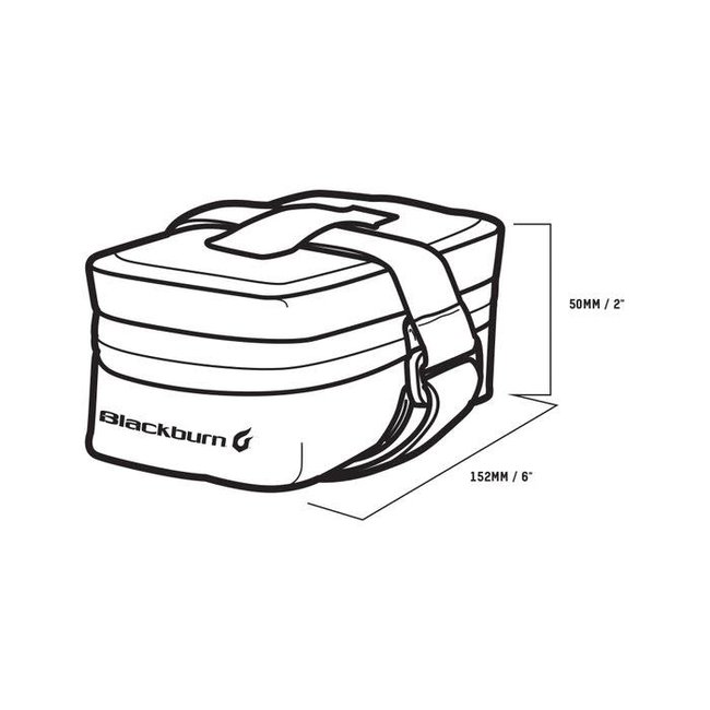 Blackburn Barrier Micro Seat Bag Black Winter Park Cycles