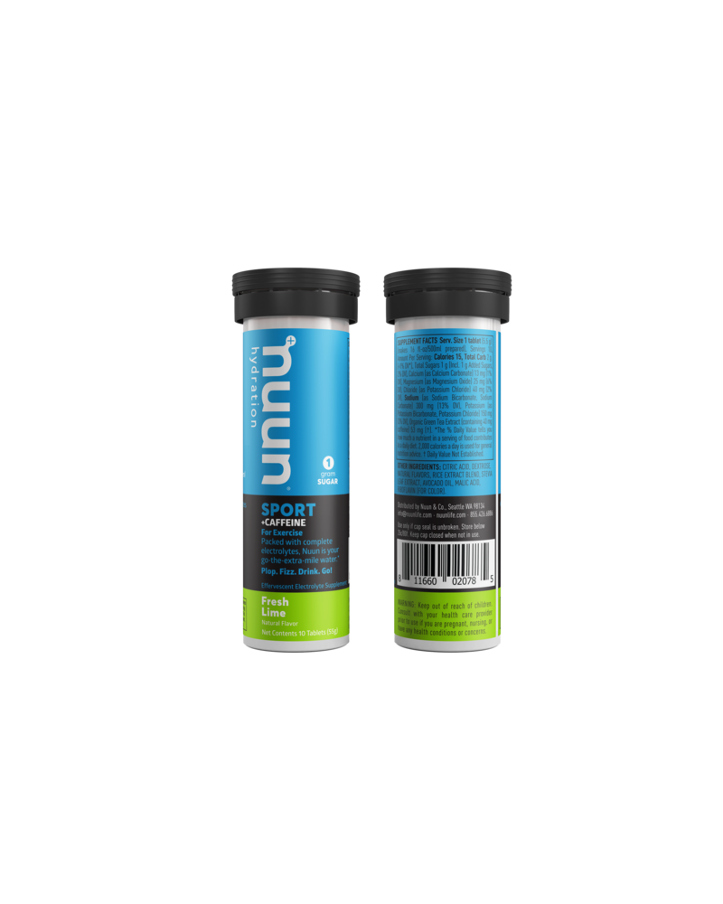 nuun Nuun Energy Hydration Tablets: Fresh Lime, Single
