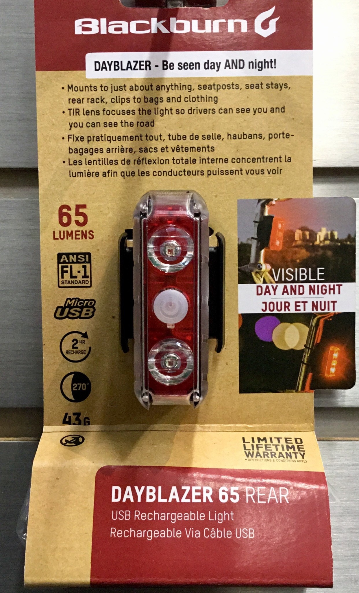dayblazer 65 rear light