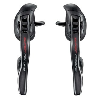 Campagnolo Super Record, Shifter-Brake Lever, Speed: 2x12, Carbon, Pair