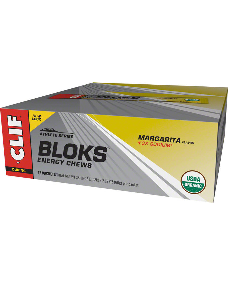 Clif Bar Clif Shot Bloks: Margarita with 3x Sodium; Box of 18