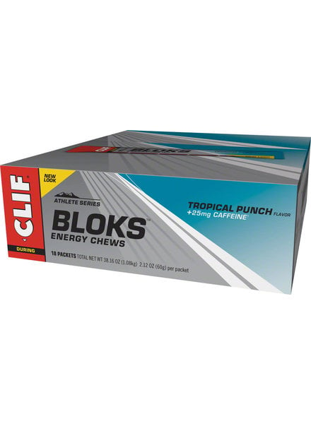 Clif Bar Shot Bloks, Tropical punch, 18pcs