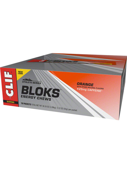 Clif Bar Shot Bloks, Orange, 18pcs