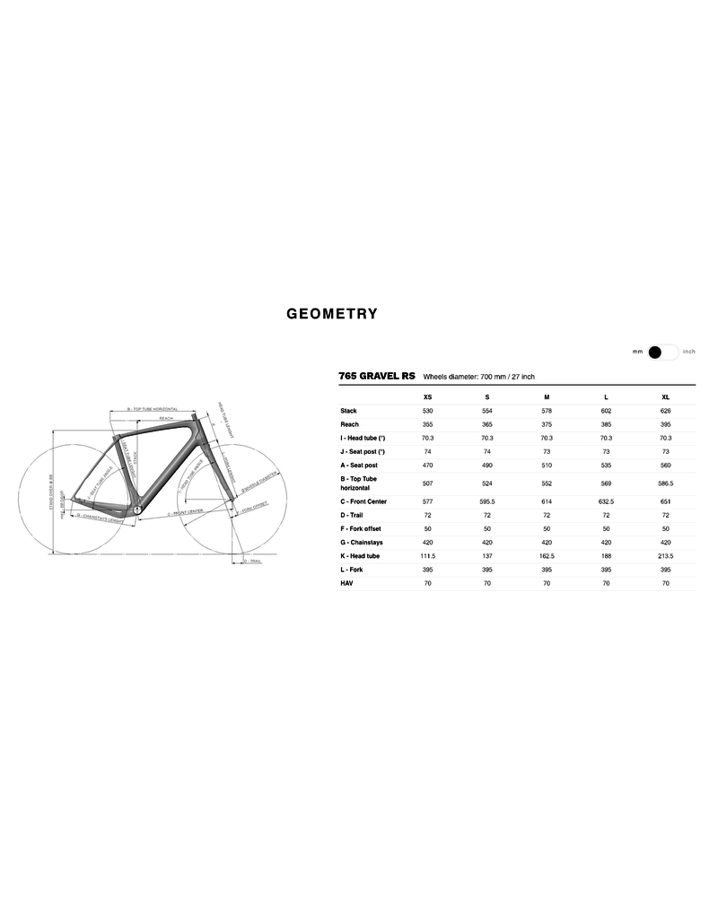 look 765 gravel rs frameset