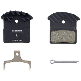 Shimano Disc Brake Pad - Resin Compound- Finned - J03A
