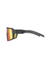 Scott Shield Sunglasses - Marble Black/Teal Chrome