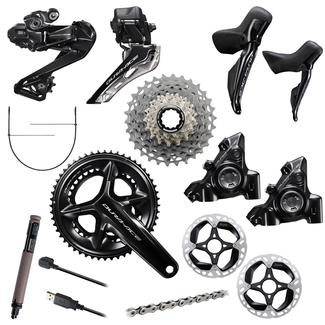 Shimano Dura-Ace 9270 - Groupset - 52/36 - 11-30 - 12 Speed (No crank and only one 140mm rotor)