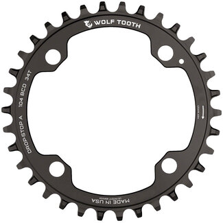 Wolf Tooth Drop Stop Chainring - 32t - 104 BCD - 4-Bolt