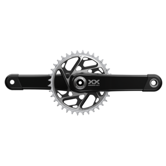 SRAM Crankset XXSL Eagle Q168 CL55 DUB - Black 34t T-Type (BB and BB DUB spacers are not included)