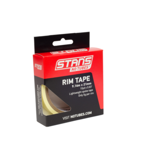 Stan's No Tubes Stan's No Tubes, Rim Tape, Yellow, 21mm x 9.14m roll