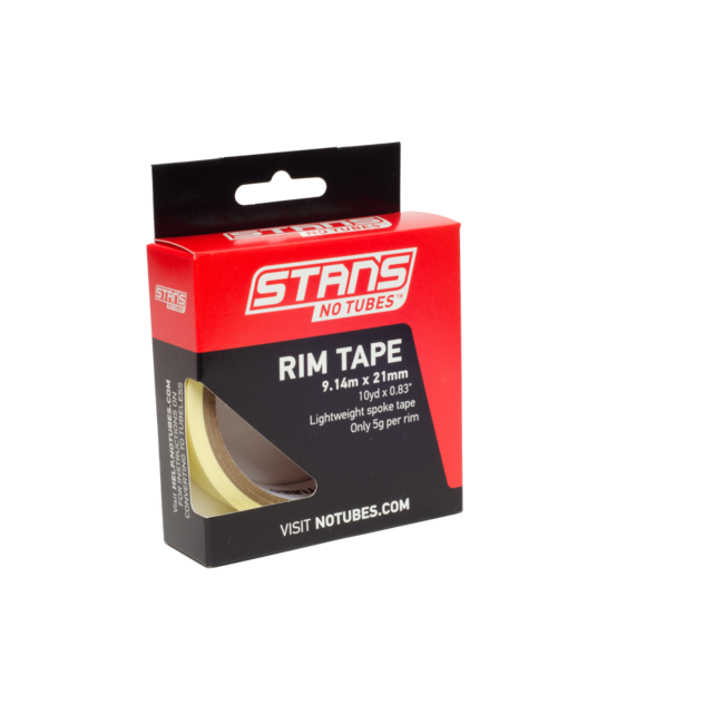 Stan's No Tubes Rim Tape - Yellow - 21mm x 9.14m Roll