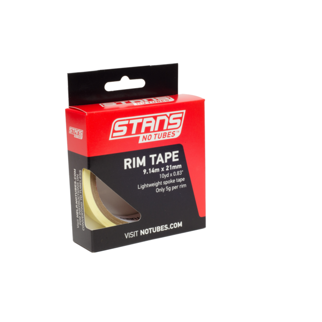 Stan's No Tubes Stan's No Tubes, Rim Tape, Yellow, 21mm x 9.14m roll