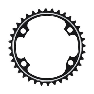 SRAM Force 2x12-Speed Inner Chainring - 35t, 107 BCD, 4-Bolt, Blast Black, For use with 48t Outer