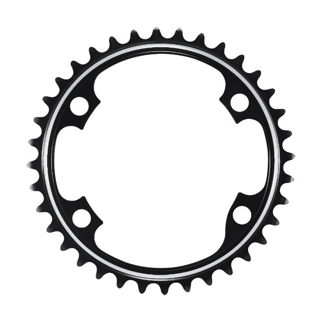 SRAM SRAM Force 2x12-Speed Inner Chainring - 35t, 107 BCD, 4-Bolt, Blast Black, For use with 48t Outer