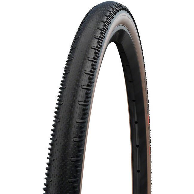 Schwalbe G-One RS Tire - 700 x 45 - Tubeless - Black/Transparent