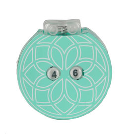 Mindful Collection Teal Row Counter