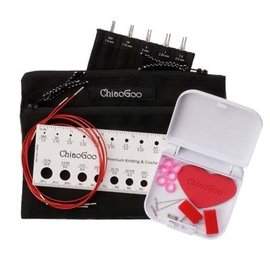 ChiaoGoo ChiaoGoo 5" Twist Red Lace Mini Set 7500M