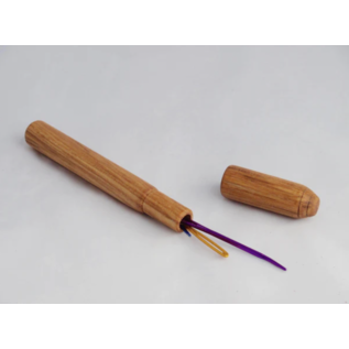 Moosehill Woodworks Handcrafted Wood Darning Needle Case