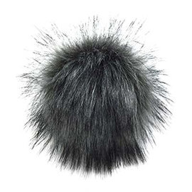 Extra Large Faux Fur Pom Poms with Snap