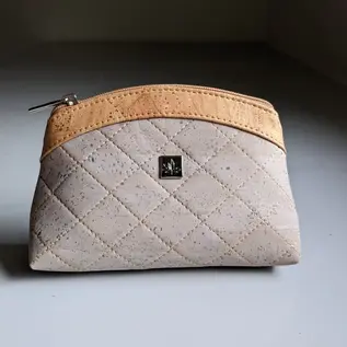 Thread and Maple Cork Notions Zip  Pouch