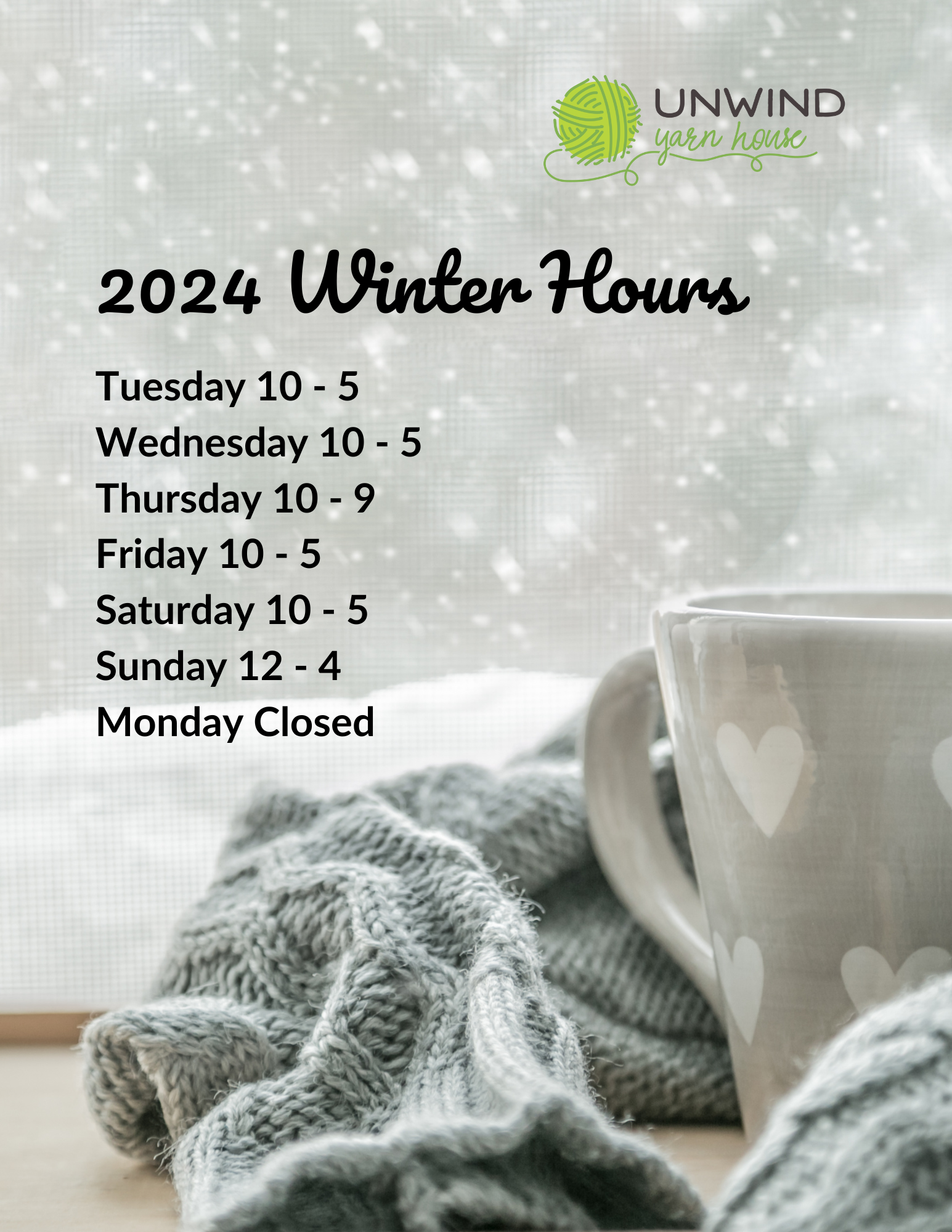 Hours Unwind Yarn House