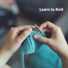 Daytime Learn to Knit Class - Sunday Oct. 26 and Nov.  2 from 10 -12