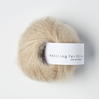 Knitting for Olive Soft Silk Mohair in Neutrals