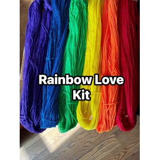 Fergus Yarn Co. Rainbow Love Shawl Kit