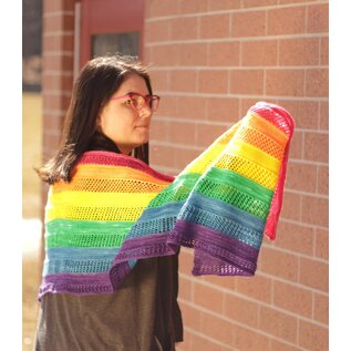 Fergus Yarn Co. Rainbow Love Shawl Kit