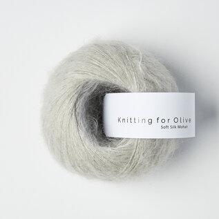 Knitting for Olive Soft Silk Mohair in Neutrals