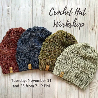 Cosmos Slouch: Crochet Hat Workshop