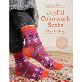 Joyful Colourwork Socks by Charlotte Stone