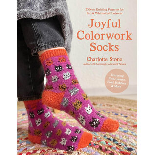 Joyful Colourwork Socks by Charlotte Stone