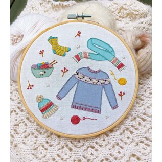Knitted Bliss Embroidery Kit