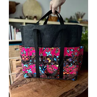 Wonder Twin Fibrearts Elsbeth Tote - Patchwork Stripes