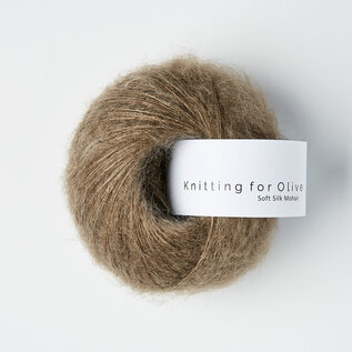Knitting for Olive Soft Silk Mohair in Neutrals