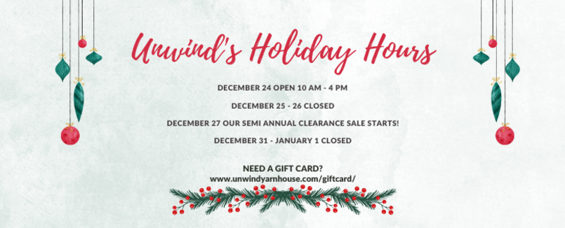 Holiday hours