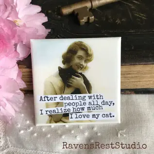 Raven's Rest Studio Quirky Fridge Magnet