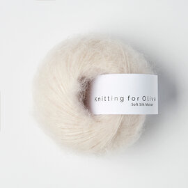 Knitting for Olive Soft Silk Mohair in Neutrals