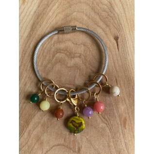 Sandra McClelland Jewelry Design Knitting Stitch Markers for Spring