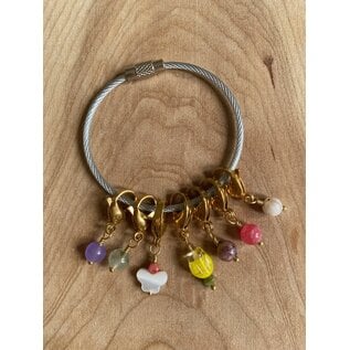 Sandra McClelland Jewelry Design Crochet Stitch Markers for Spring